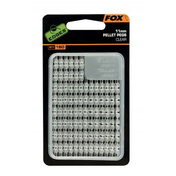 Fox Edges Pellet Pegs Clear 11 mm