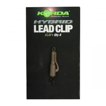 Korda Hybrid Lead Clips  Clay