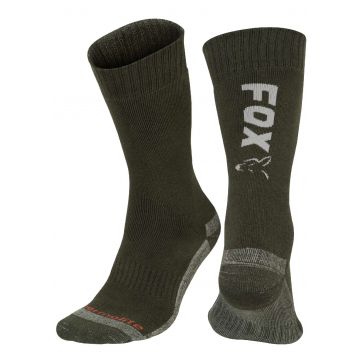 Fox Thermolite Long Socks Green & Silver 40-43