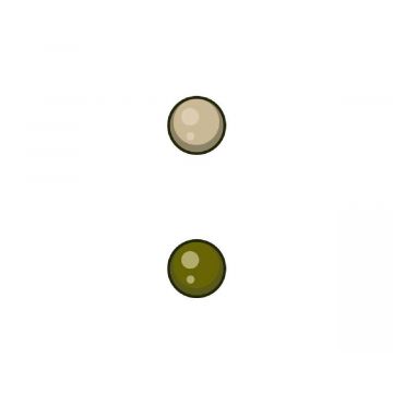 PB Heli-Chod Beads Gravel/Weed 20pcs