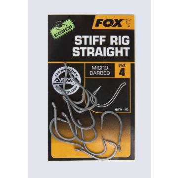 Fox Edges Armapoint Stiff Rig Straight Size 4 10St.
