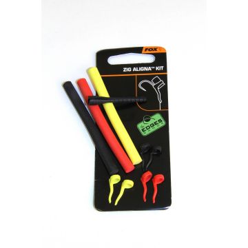 Fox Zig Aligna Kit (6 x sleeves, tool & 3 x foam) Yellow / Black / red