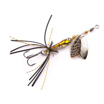 Spro Larva Mayfly Spinner Single Hook 5Cm 4Gr Brown Trout