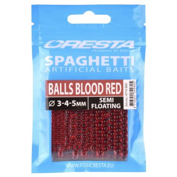 Cresta Spaghetti Balls 15St. Blood Red