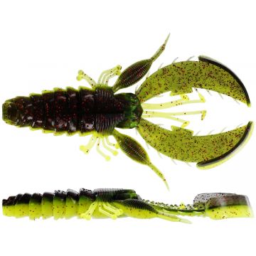 Westin CreCraw Creaturebait 6,5cm 6st. Black/Chartreuse