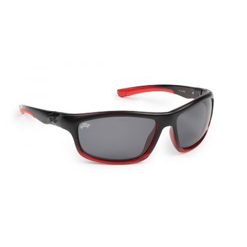 Fox Rage Transparent Red & Black Sunglasses Grey Lense