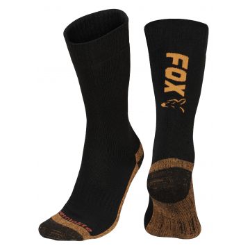 Fox Thermolite Long Socks Black & Orange 40-43