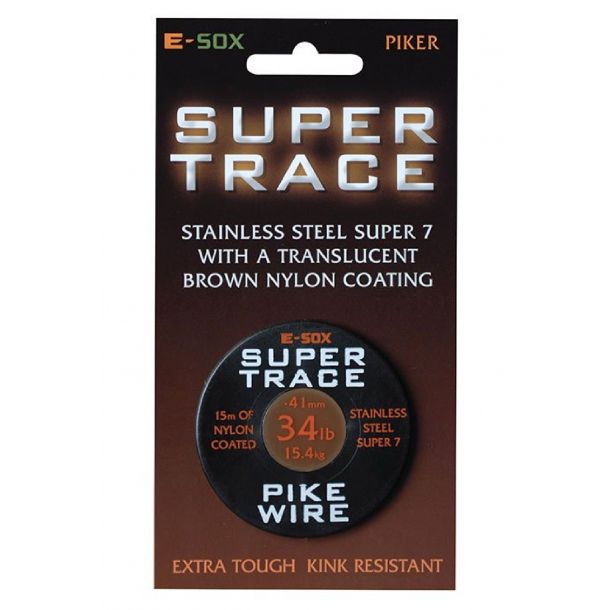 Drennan E-SOX Super Trace 15m 28lb 0,38mm 12,7kg main product photo