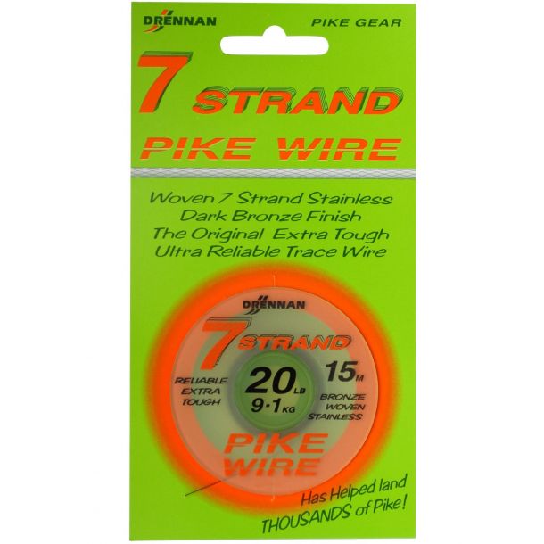 Drennan Trace Wire 7Strand 15m 24lb 0,30mm 10,9kg main product photo
