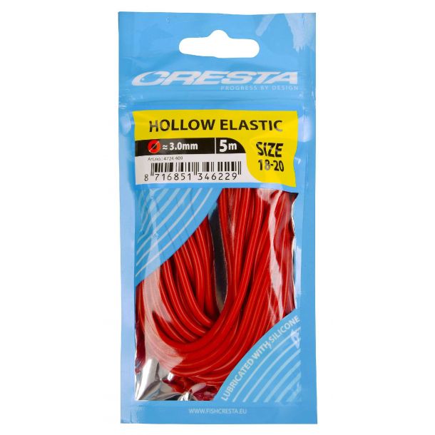 Cresta Hollow Elastic 3.0 mm 5 m Red main product photo