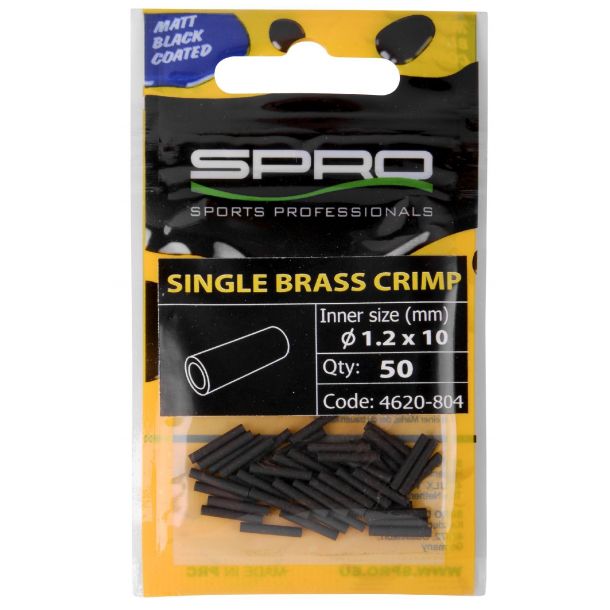 Spro Mb Single Brass Crimp 10mm 1.8 mm 50St. main product photo