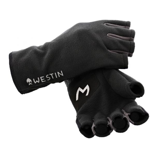 Westin Half Fleece Gloves Carbon Black X-Large main product photo