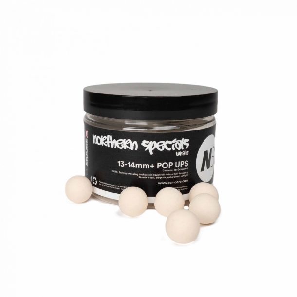 CC Moore NS1 Pop Ups+ White 13-14mm main product photo