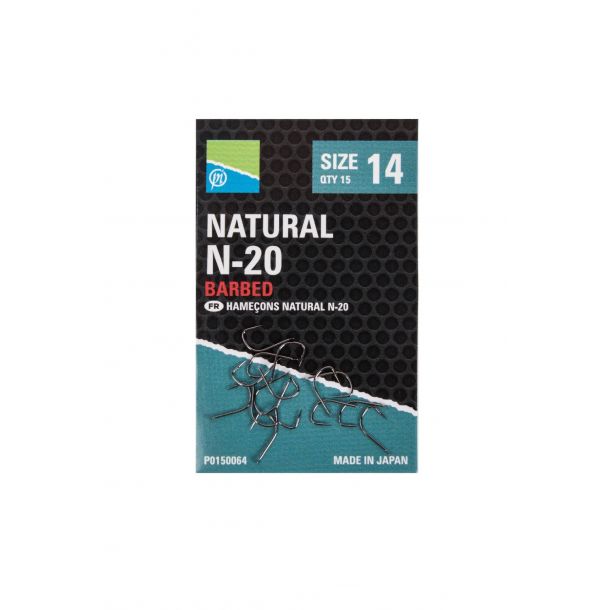 Preston Natural N-20 haken Size 16 main product photo