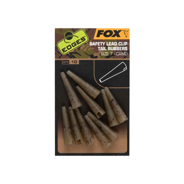 Fox Edges Camo Size 7 Lead Clip Tail Rubbers main product photo