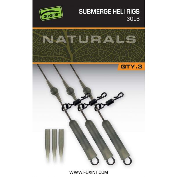 Fox Naturals Submerged Heli Rigs 30 lb 13.6kg 3st. main product photo