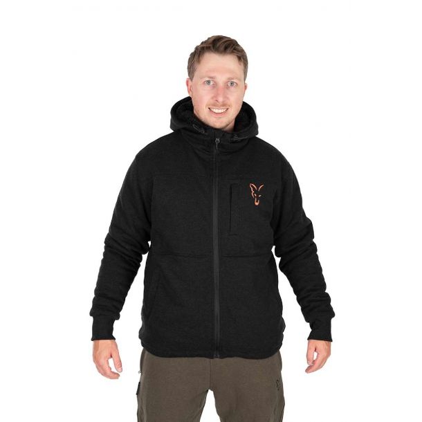 Fox Collection Sherpa Jacket Black & Orange X-Large main product photo