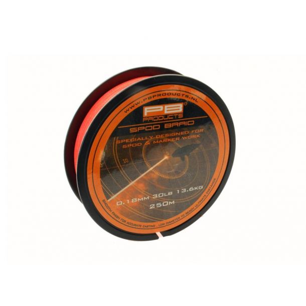 PB Spod Braid 0,18mm 30lb 250m Fluo Orange main product photo