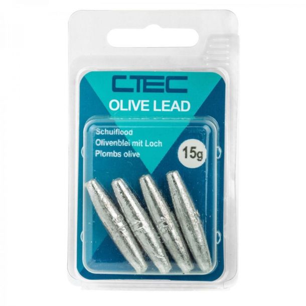 Spro C-Tec Olive Long Sinkers 20 gr 3st. main product photo