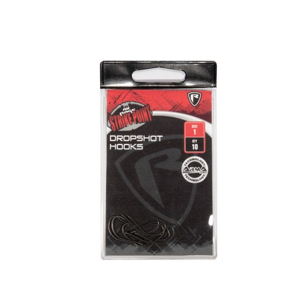 Fox Rage Strike Point Drop Shot Hooks Size 1/0 10st. main product photo