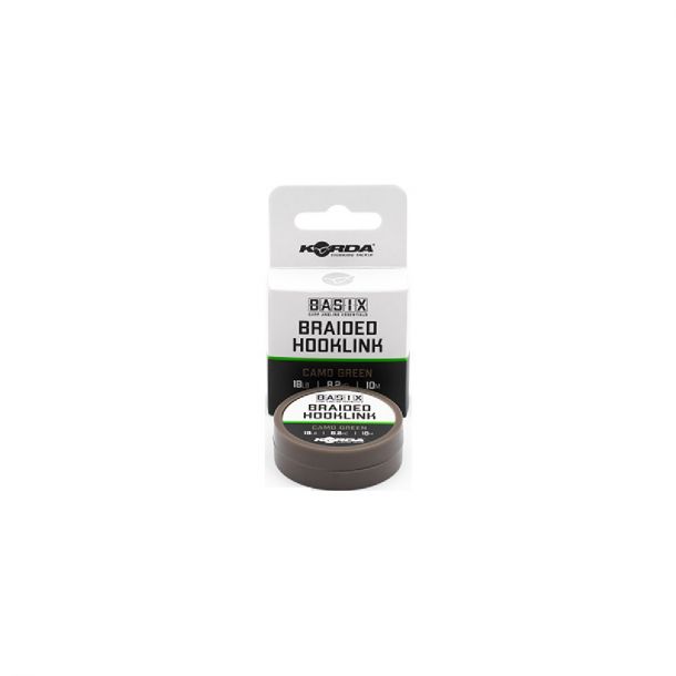 Korda Basix Braided Hooklink 10m 18 lb main product photo