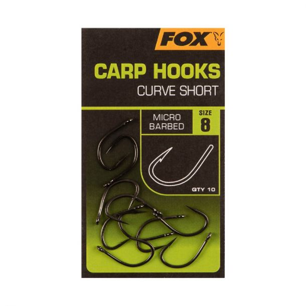 Fox Carp Hooks Curve Shank Short 10st. Size 4 main product photo