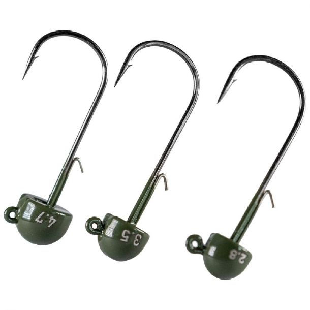 LMAB Tungsten Ned Jig Green Pumpkin 3st. Size 2/0 - 4,7 gr main product photo