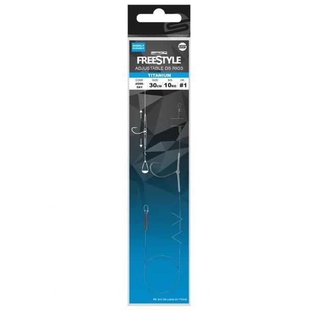 Spro Freestyle Titanium Adjustable DS Rig 0.40 mm Size 1 50Cm main product photo