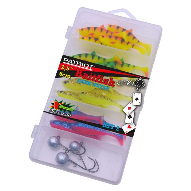 Patriot Jig-It Assortment Dark Water 6 cm 16+3 pc. main product photo