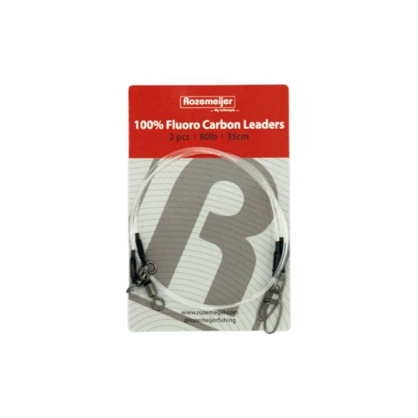 Rozemeijer Fluoro Carbon Leaders 35cm 80lb 2pc. main product photo