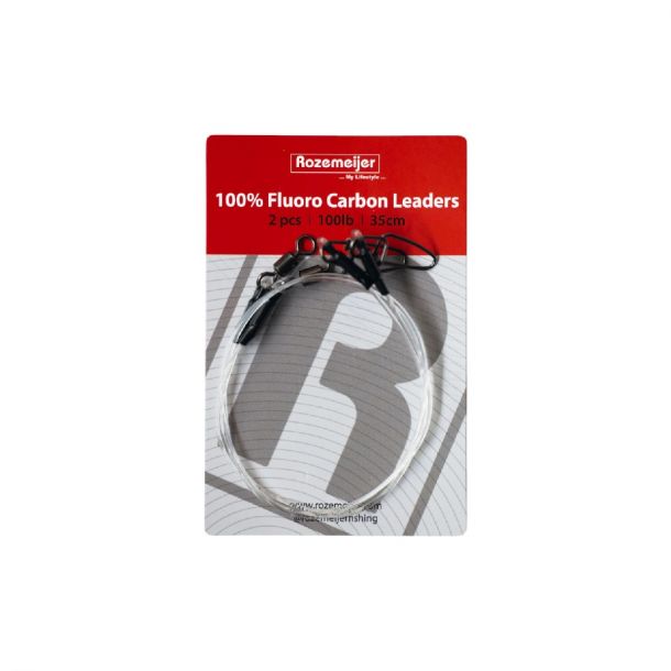 Rozemeijer Fluoro Carbon Leaders 35cm 100lb 2pc. main product photo