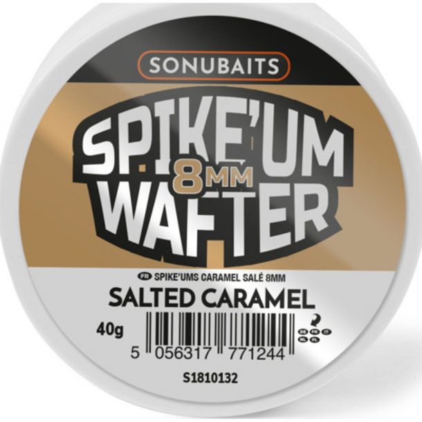 Sonubaits Spike'Um Wafters 8mm Salted Caramel main product photo